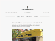 Tablet Screenshot of conradspharmacy.com